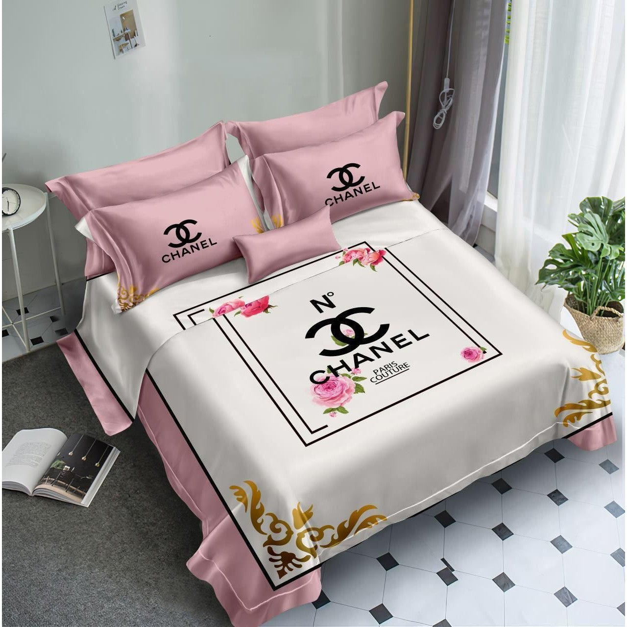 Versace 6 pieces Bed Cover Set Code C055