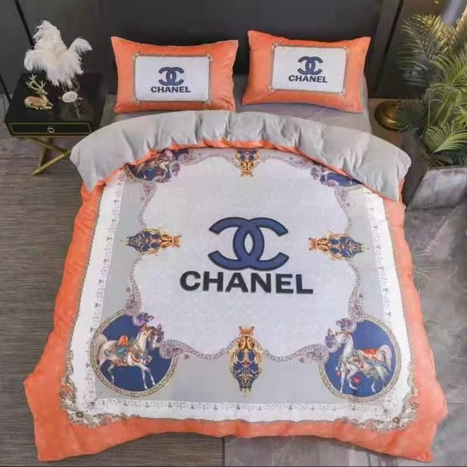 Chanel 6 pieces Bed Cover Set Code C071