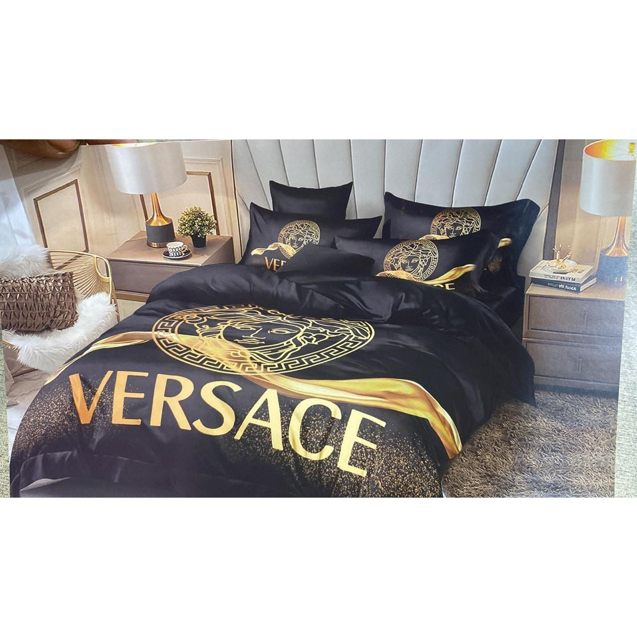 Versace 6 pieces Bed Cover Set Code C055