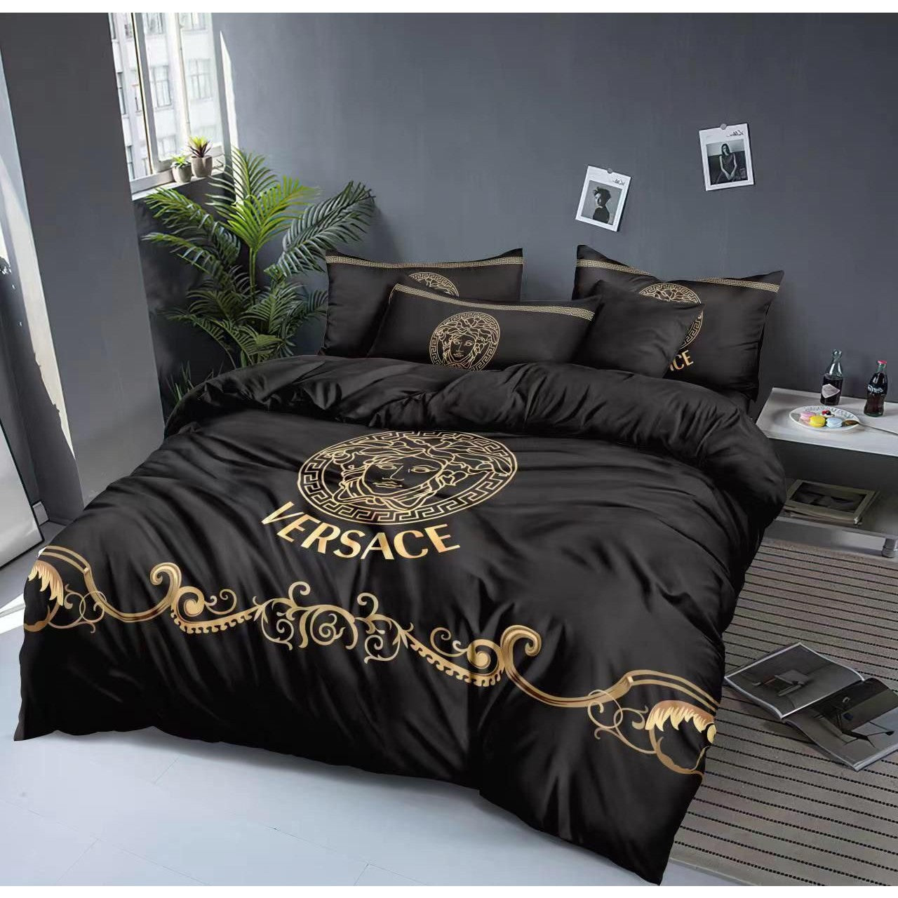 Versace 6 pieces Bed Cover Set Code C055