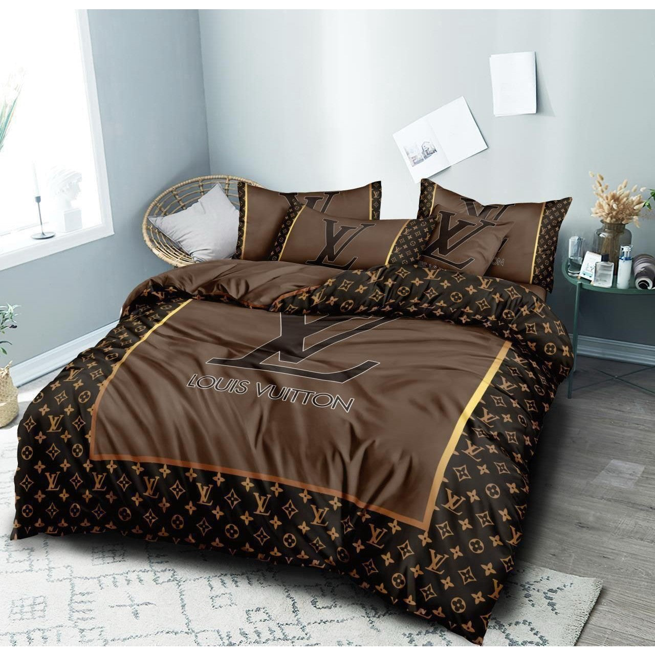 Versace 6 pieces Bed Cover Set Code C055