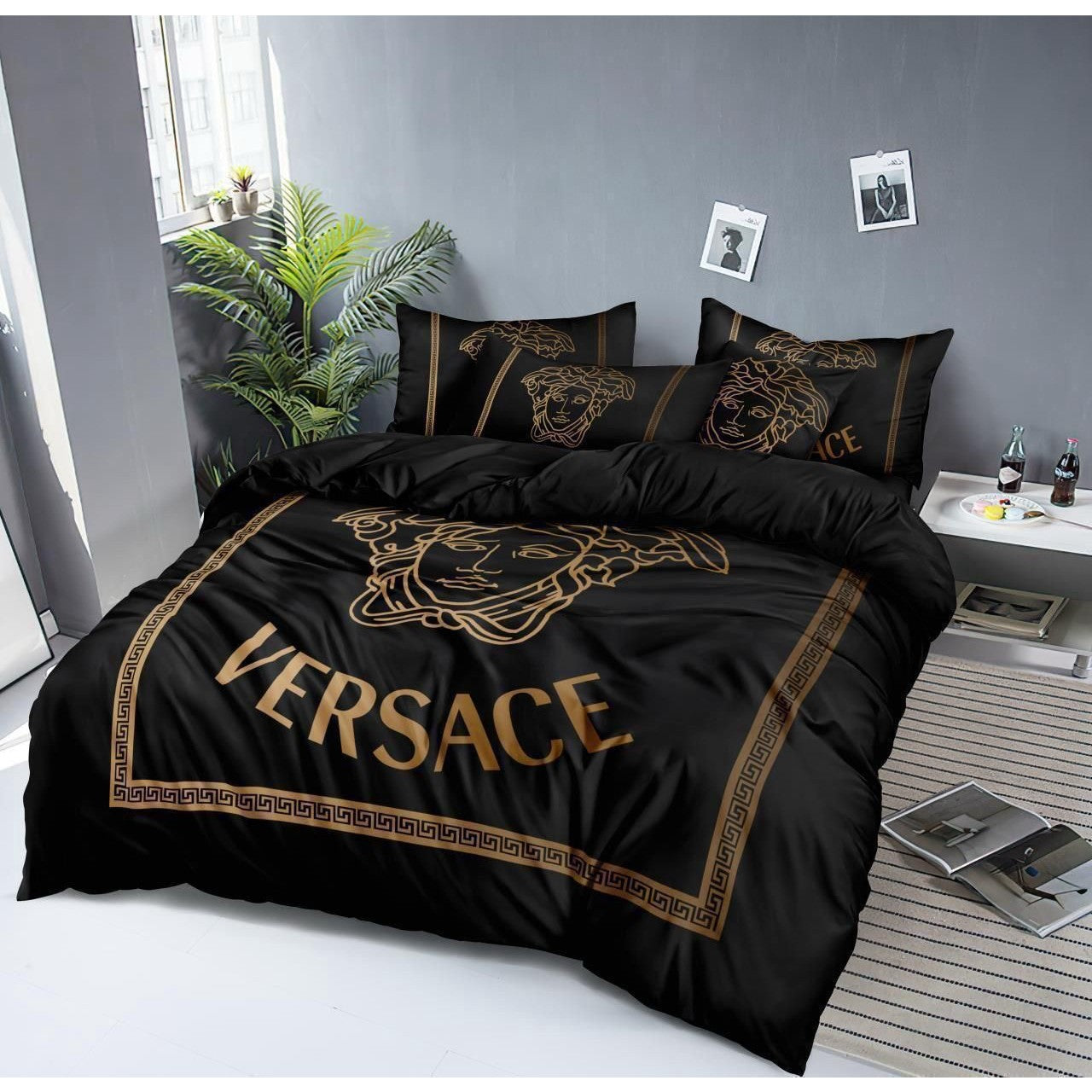 Versace 6 pieces Bed Cover Set Code C055