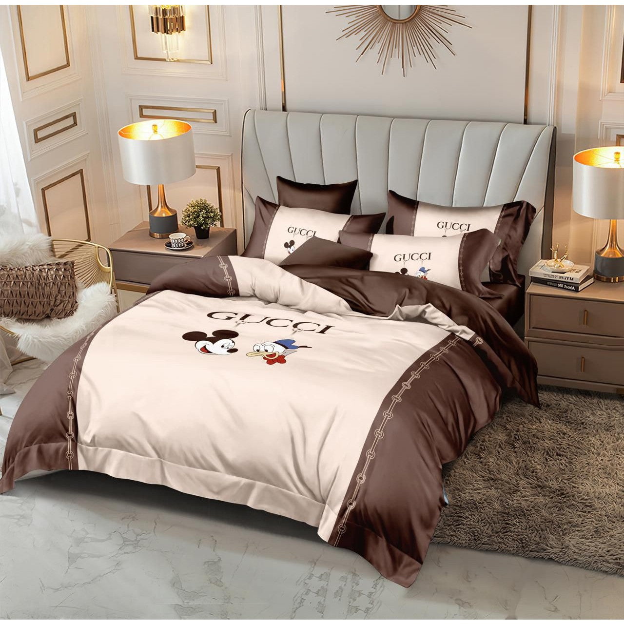 Versace 6 pieces Bed Cover Set Code C055