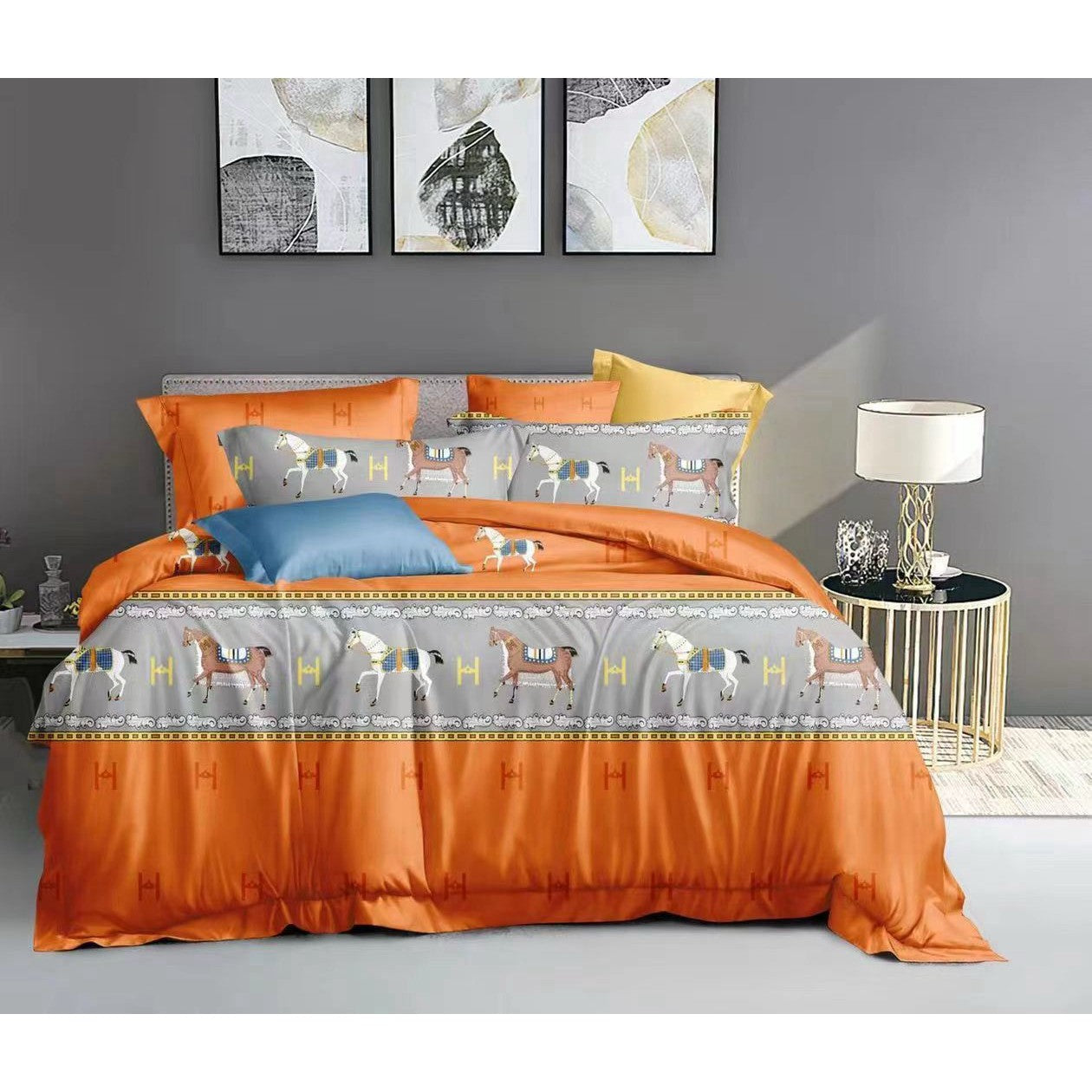 Versace 6 pieces Bed Cover Set Code C055