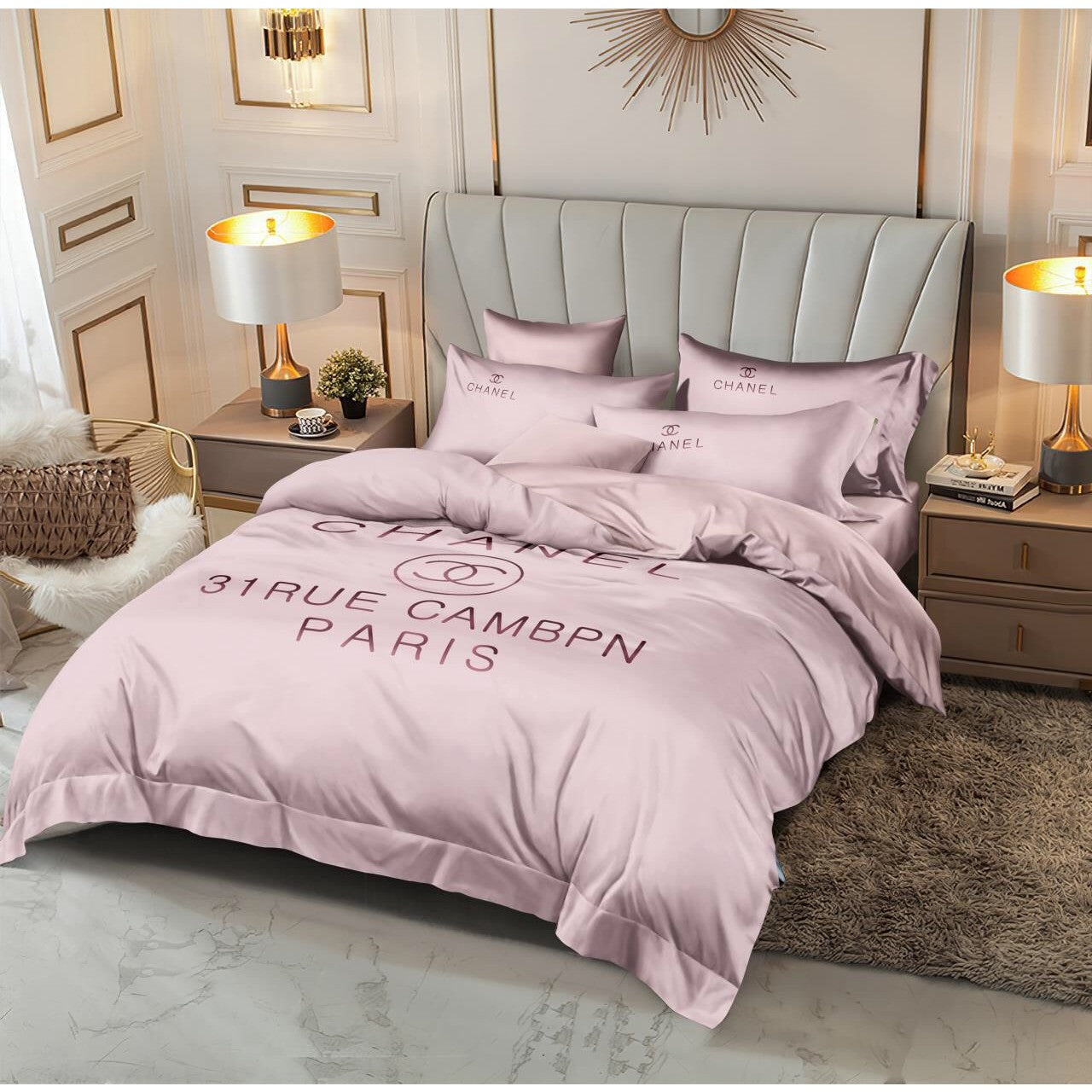 Versace 6 pieces Bed Cover Set Code C055