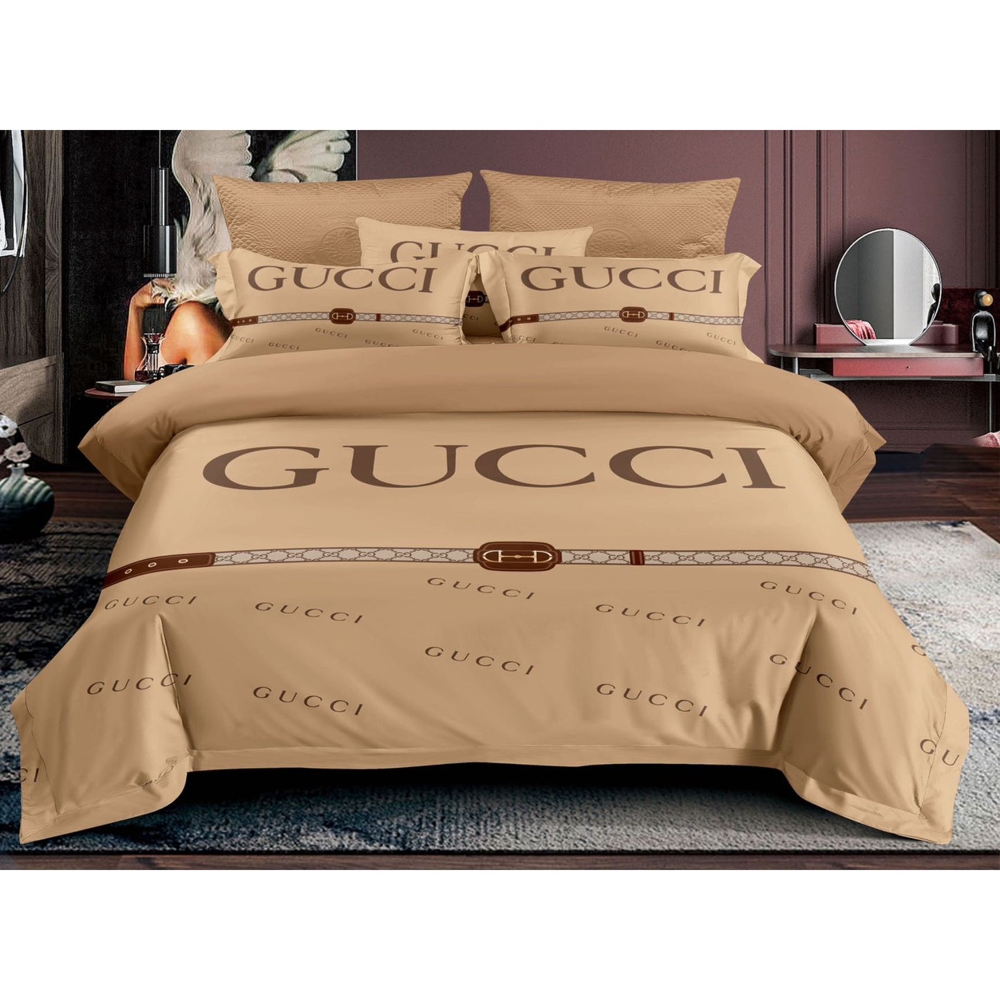 Versace 6 pieces Bed Cover Set Code C055