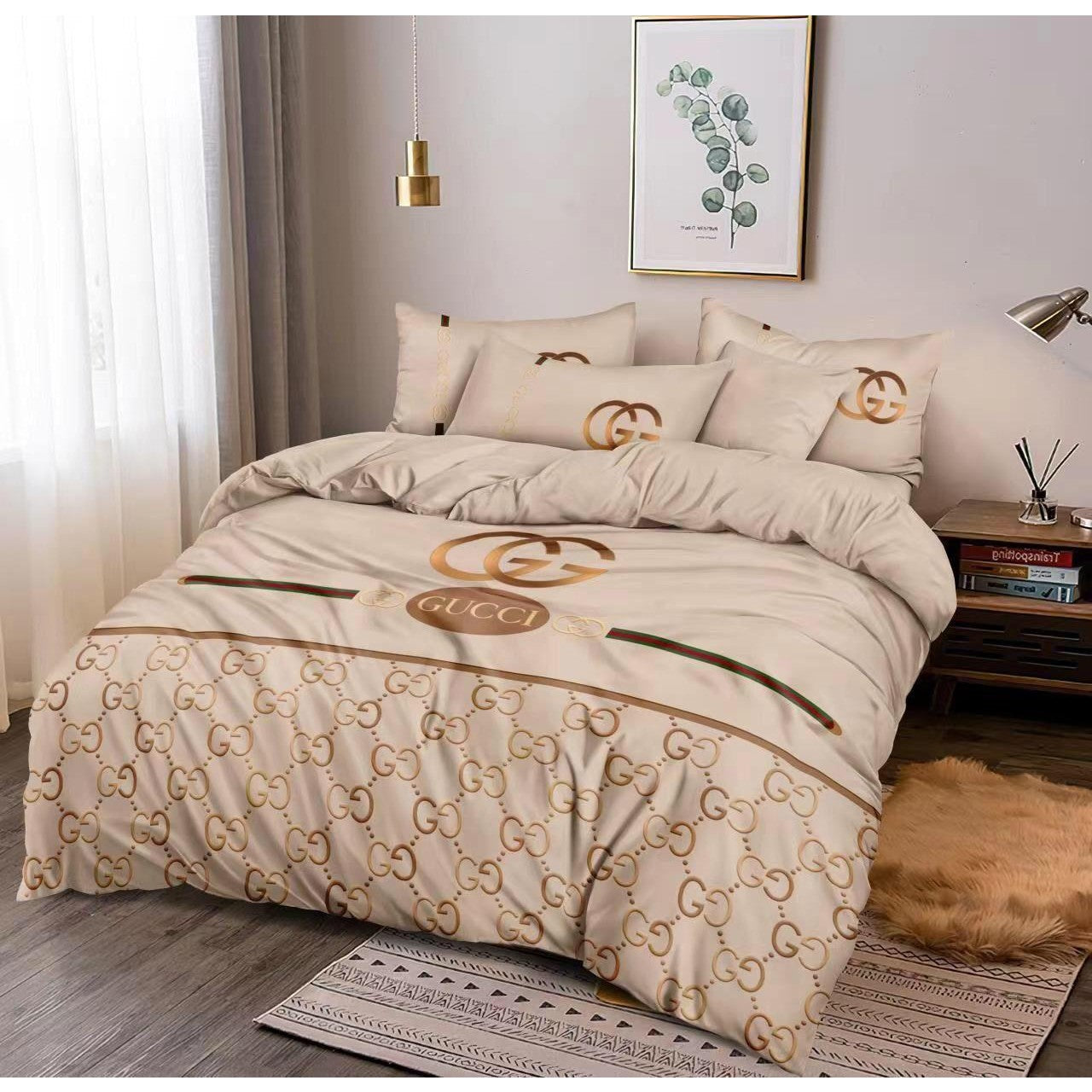 Versace 6 pieces Bed Cover Set Code C055