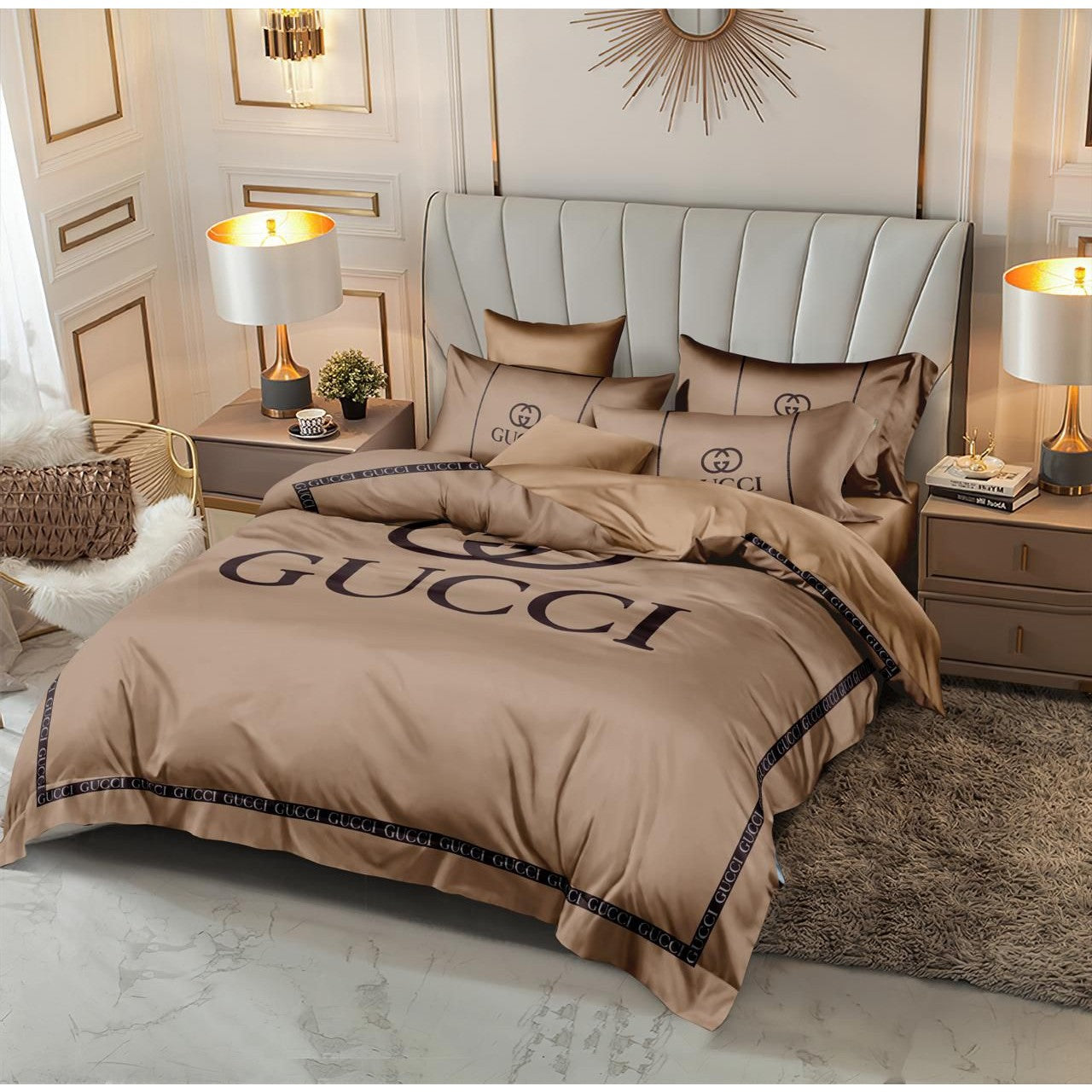 Gucci 6 pieces Bed Cover Set Code C069