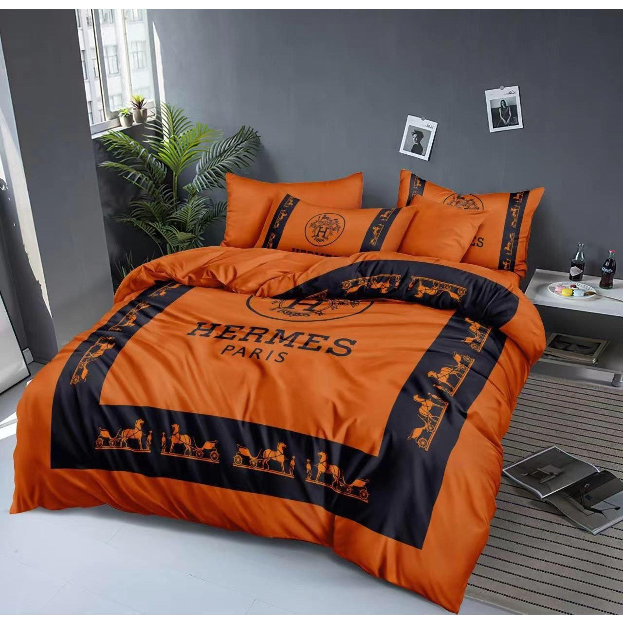 Versace 6 pieces Bed Cover Set Code C055