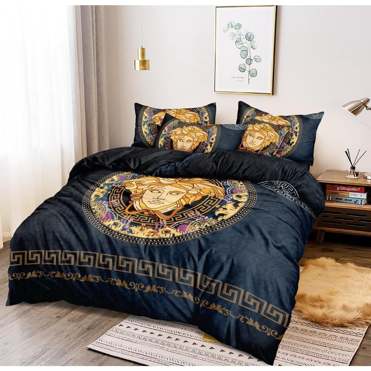 Versace 6 pieces Bed Cover Set Code C055