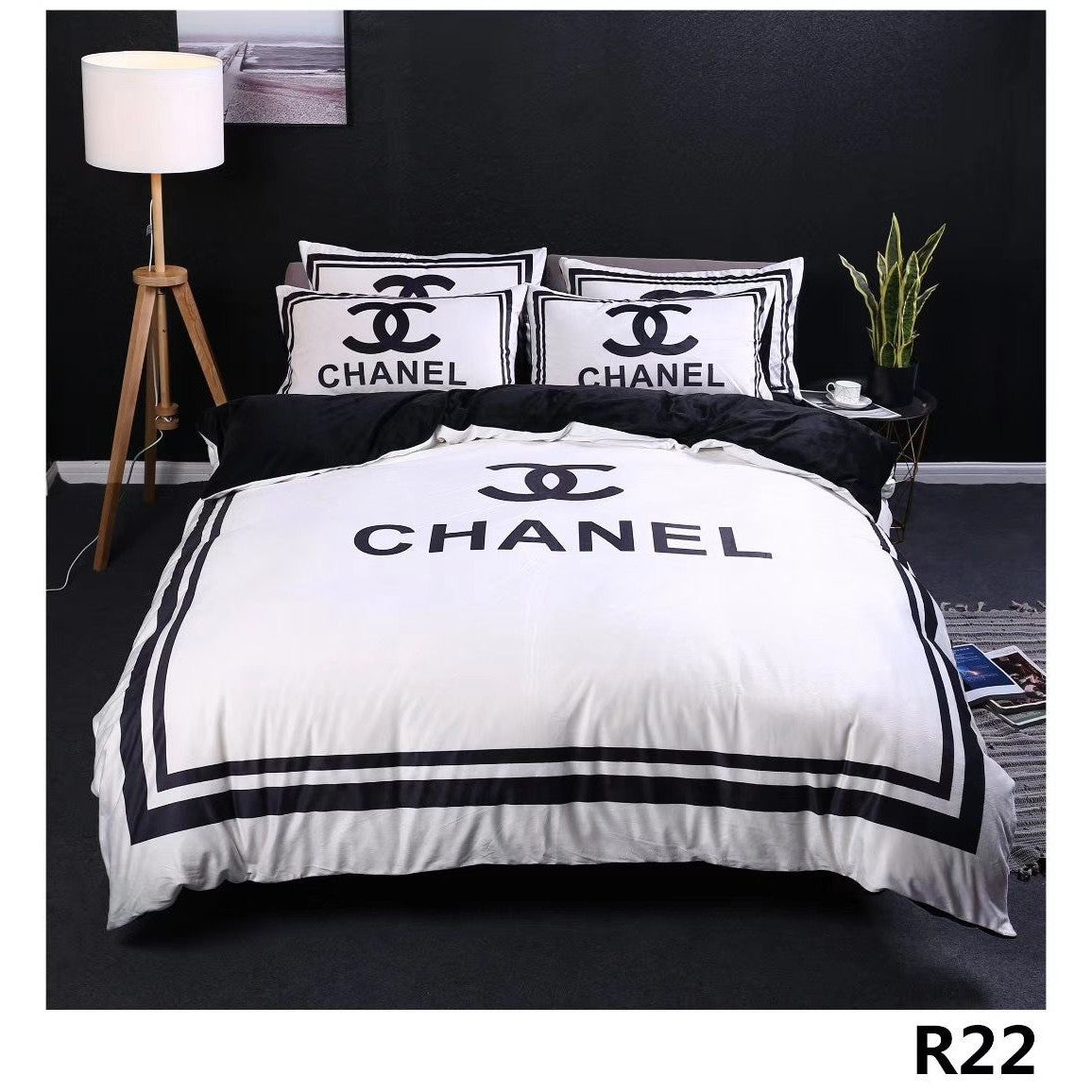 Chanel 6 pieces Bed Cover Set Code C057