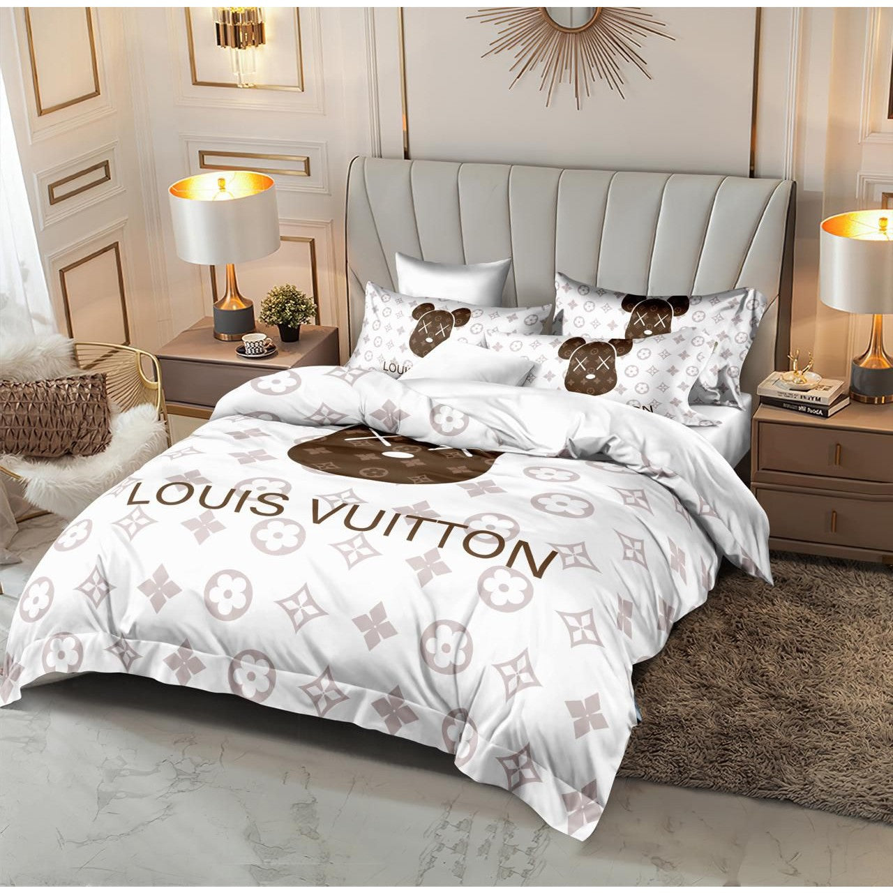 Versace 6 pieces Bed Cover Set Code C055